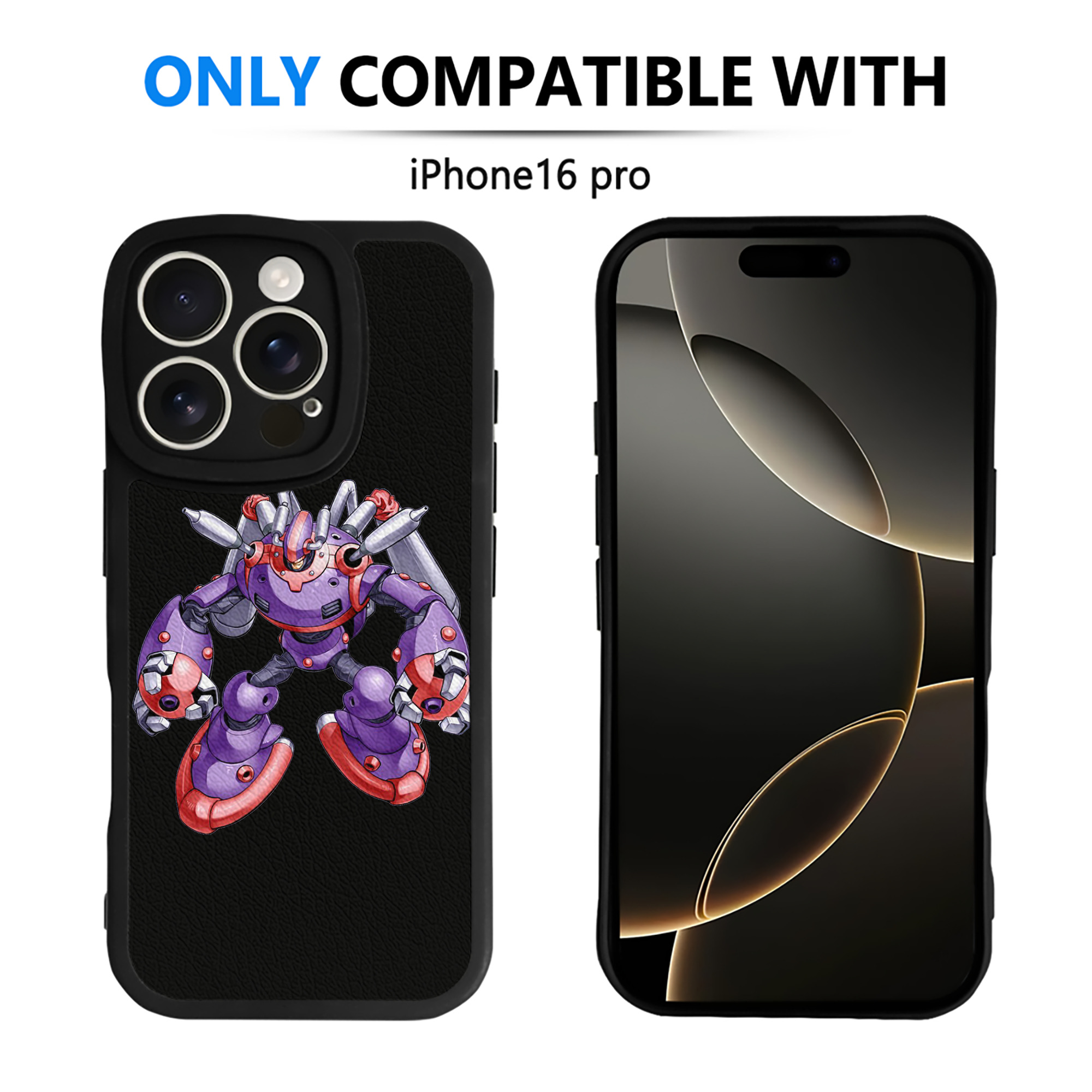 （画像用） 遊☆戯☆王 Yu-Gi-Oh! 【iPhone 16シリーズ対応】シリコンスマホケース（レザー調） 材質：シリコン
